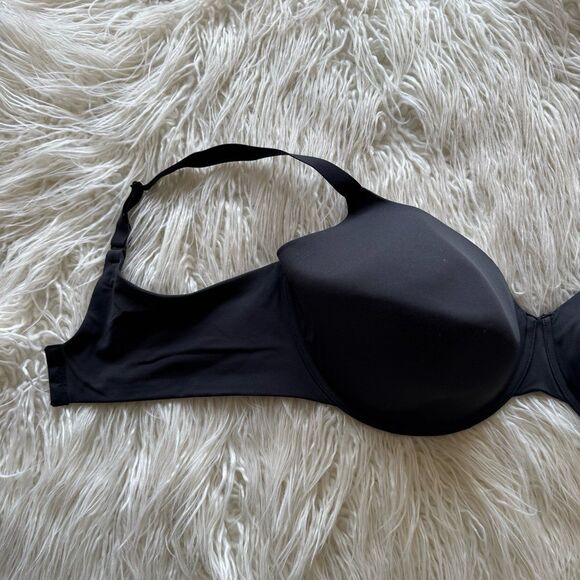 Skims Fits Everybody T-Shirt Bra Onyx Size 44DDD - Picture 2 of 7